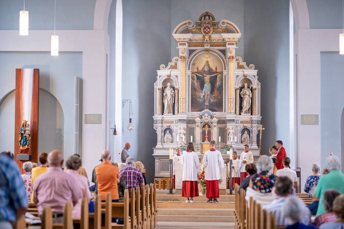 Der Festgottesdienst zum Patrozinium in der Kirche St. Bartholomäus ist immer gut besucht.