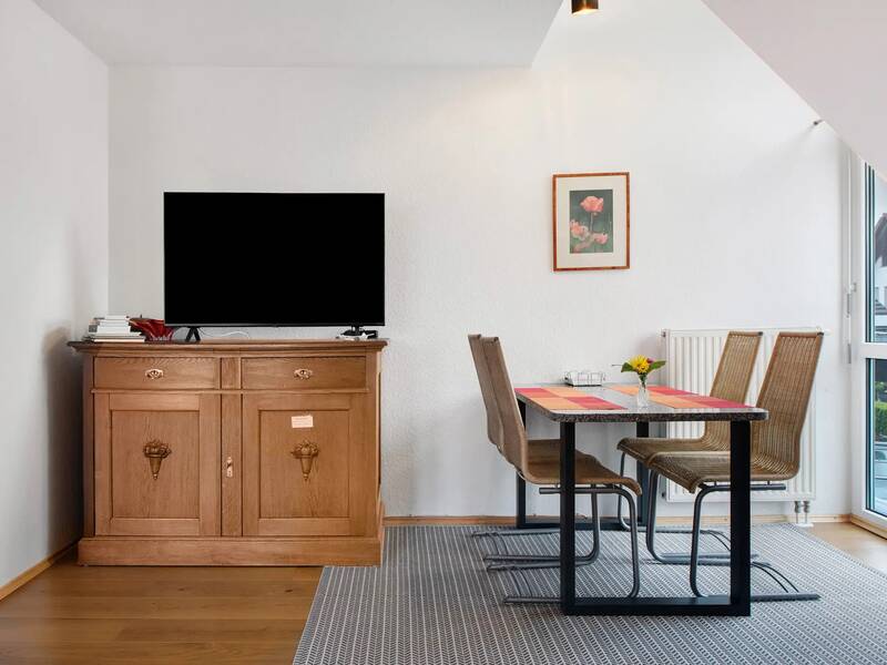 Moderner Essbereich in der Ferienwohnung Mühlerain.