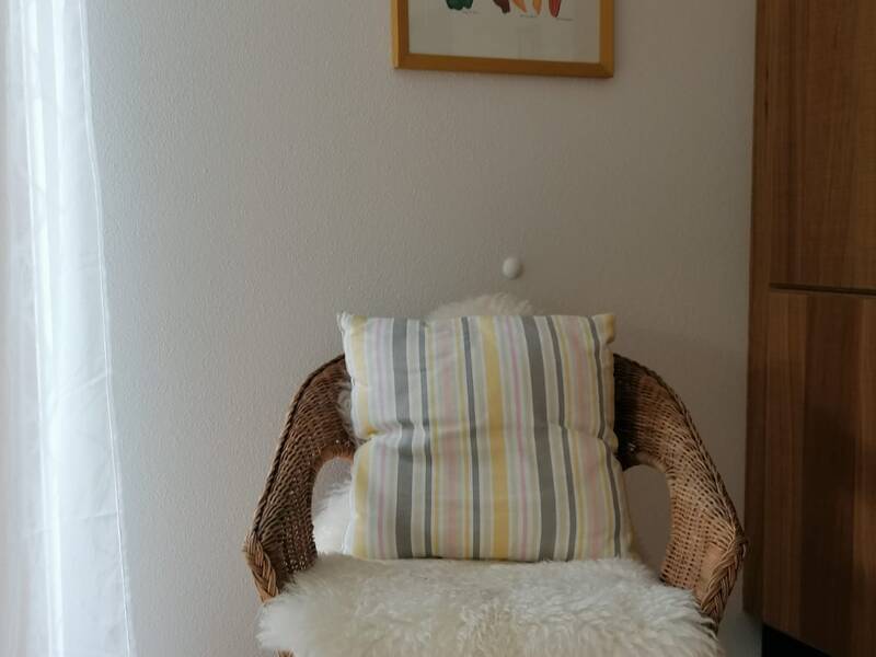 Gemütliche Sitzmöglichkeit in der Ferienwohnung Rudloff.