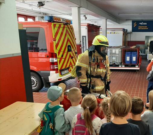 Bei der Feuerwehr