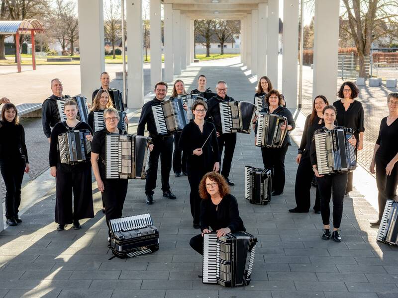 Das Akkordeon-Orchester Heitersheim.