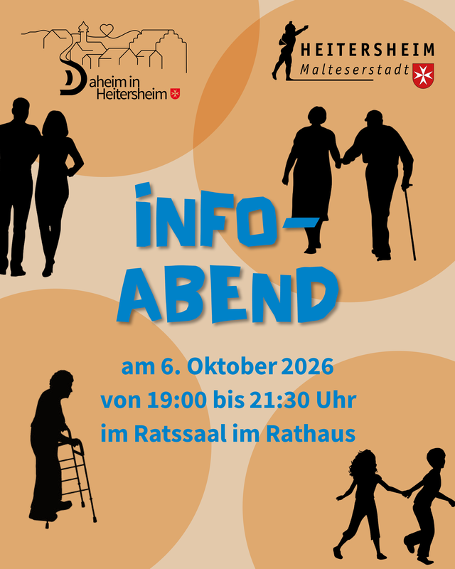 Das Plakat zum Info-Abend für "Daheim in Heitersheim".